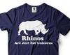 Lustiges Nashorn Shirt Nashörner Sind Nur Dicke Einhörner Shirt Nashorn T-Shirt Tierliebhaber Shirt Tier Shirts Geschenk Für Männer Nashorn Einhorn Shirt