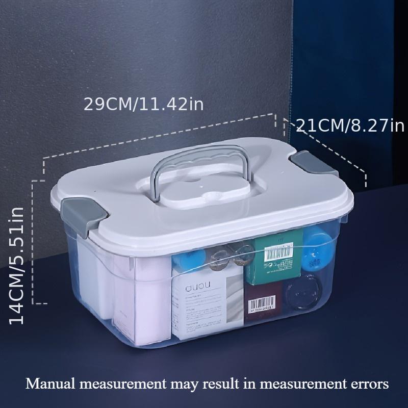 [Przezroczyste Plastikowe Pudełko do Przechowywania] z Pokrywą Zatrzaskową | Kwadratowy Organizer do Domu, na Zabawki, Przekąski, Ubrania i Pościel | Pojemnik Wielofunkcyjny