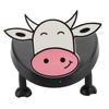 Cow Toilet Roll Holder Plastic Easy Using Decorative Tissue Paper Roll Storage Basket for Bathroom
