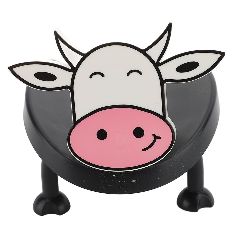 Cow Toilet Roll Holder Plastic Easy Using Decorative Tissue Paper Roll Storage Basket for Bathroom