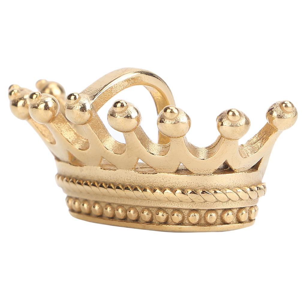 Replacement Zipper Pulls Titanium Steel Golden Crown Shaped Pendants Clothes Accessories for Elderly