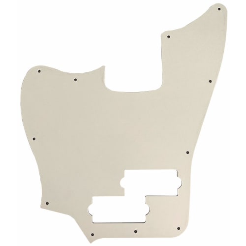 Guitar Pickguard for Squier Jaguar Bass VM Style Guitar Pickguard with Scratch Plate (4-Ply Red Tortoise)