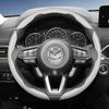Suitable for Mazda Carbon Fiber Steering Wheel Cover for Cx-5 Cx-30 Mazda3 Cx-50 Cx-90 Mazda2 Cx-60 Cx-3 Mx-5 Bt-50