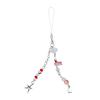 Stylish Beaded Keychain Pendant Marine Themed Keyring Bag Charm Fish Shell Starfish Cellphone Strap Accessories