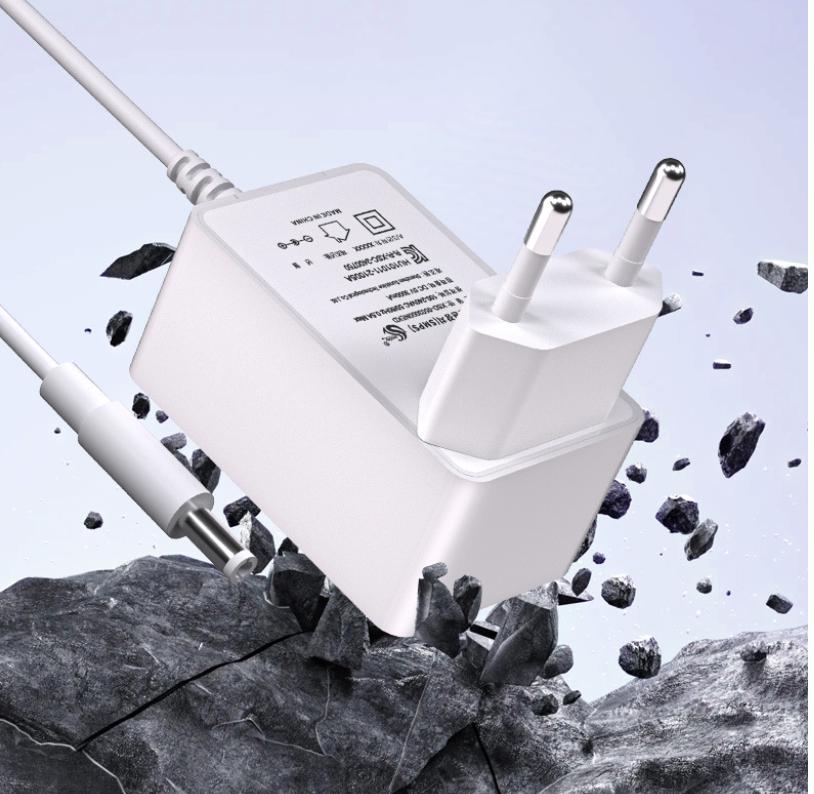 Power Adapter DC 12V 1A AC 100V240V Input Lightweight Power Supply for LED Bars OverCurrent Protection for Home Decor