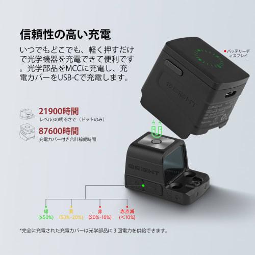Osight S Dot Sight, High-Performance Holographic Sight, Multi-Reticle Scope, Enclosed, 2MOA Dot, 32MOA Circle, Rechargeable Cover, Parallax-Free, RMSc