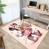 1pc. Cute Minnie Mouse Floral Bouquet Rug - Perfect for Home Decor, Office Carpet, Outdoor Use, and Gift Ideas!z0414224