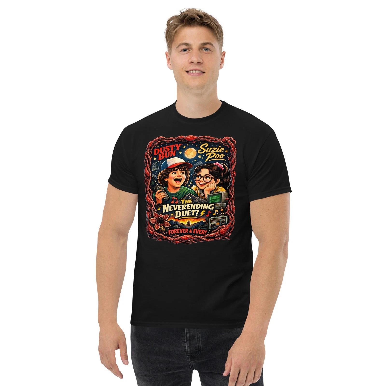 Stranger Things - Dusty Bun and Suzie Poo Unisex classic tee L