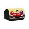 Shovelware Brain Game Doublelayer Pencil Case With Fruit Doodle Design For Students And Kids
