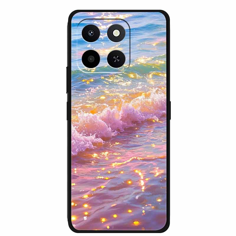 Phone Case For Honor X7D Honor 400 Smart Honor Play10T 5G Soft Silicone TPU Protector Shell Cartoon Gift Anime Funda Flower Capa