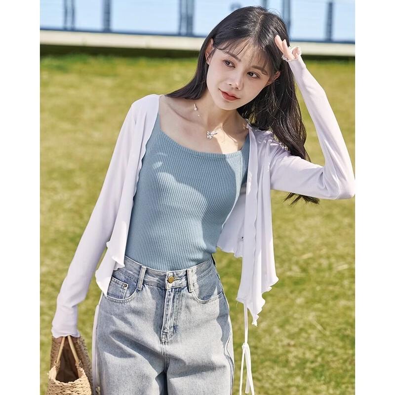 Женская базовая вязаная майка TonLion One Size