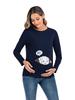 European & American 2020 Maternity Printed Long Sleeve T-Shirt