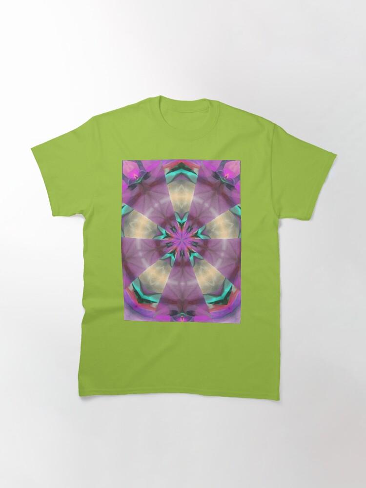 Pentangle Pastel Shades Multicolored Kaleidoscope Pentangle Pattern 11 Classic T-Shirt