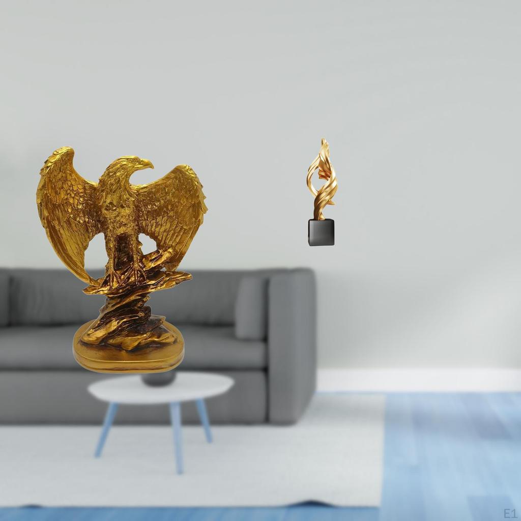 Majestic Abstract Art Sculpture for Home Office Decor Unique Resin Figurine Desktop Ornament