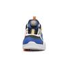 Li Ning Childrens Shield Leather Sports Comfortable Non-Slip Wear-Resistant Casual Shoes Kids Casual Shoes Blue White YKNT122-21