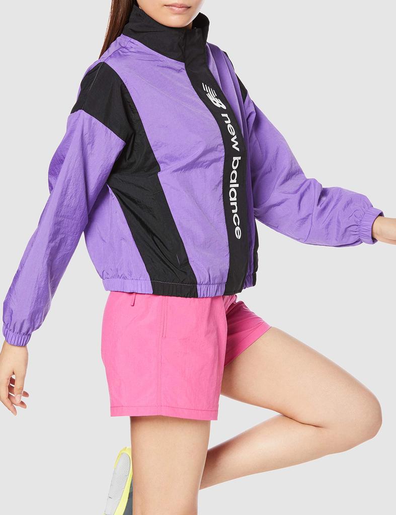Oversized Woven Jacket WJ03511 MVT Japan S to Japanese size [New Balance] Women's (Mirage Violet) (equivalent S)