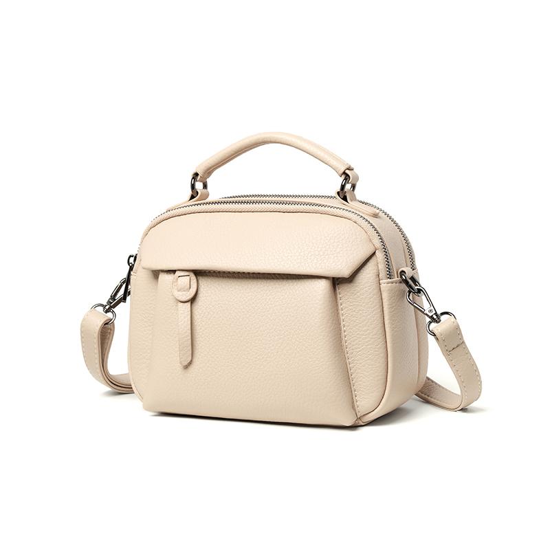 

Нова Високоякісна Сумка на Плече з М якої Шкіри для Жіночого Гаманця, Проста Сумка Кросбоді, Овальна Сумка на Плече з Текстурної Шкіри 22*10*17cm