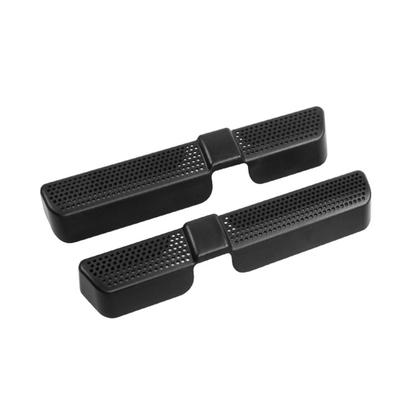 2 Pcs ABS Auto Unter Sitz Air Vent Abdeckung Für Auto Auto Rücksitz Klimaanlage Outlet Grille Abdeckung