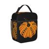 Yayoi Kusama Thermisch Isolierte Lunchtasche für Reisen Tragbare Lebensmittelbehältertaschen Thermokühlboxen Lunchboxen