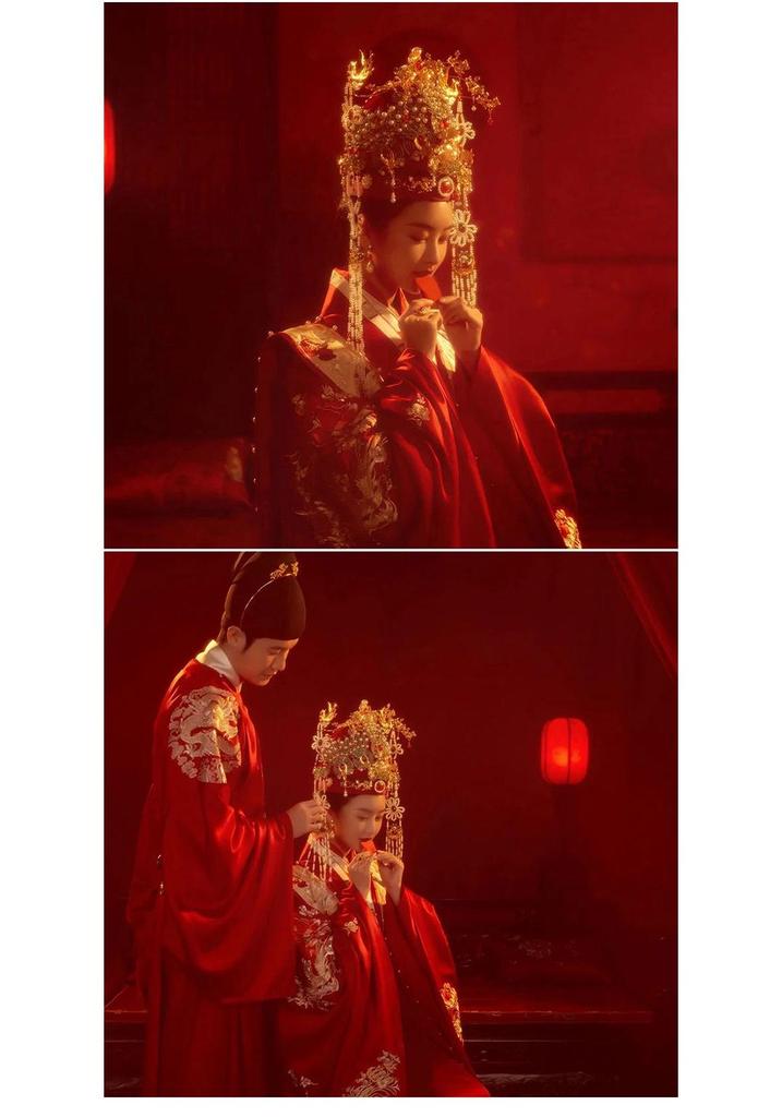 Ming Dynasty Xiuhefu Wedding Dress and Phoenix Crown – Chinese Bride's Traditional Formal Wear