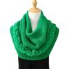 Thickened Women's Knit Scarf Warm Winter Neck Warmer Versatile Hooded Scarf  Winter Wear