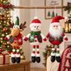 Elk Deer Doll Christmas Santa Claus Pendant Santa Claus Christmas Doll Ornament  Home Decoration
