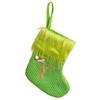 Stylish Embroidered Alphabets Christmas Stocking Knitted Festival Sock for Children Multicolors Holiday Stockings