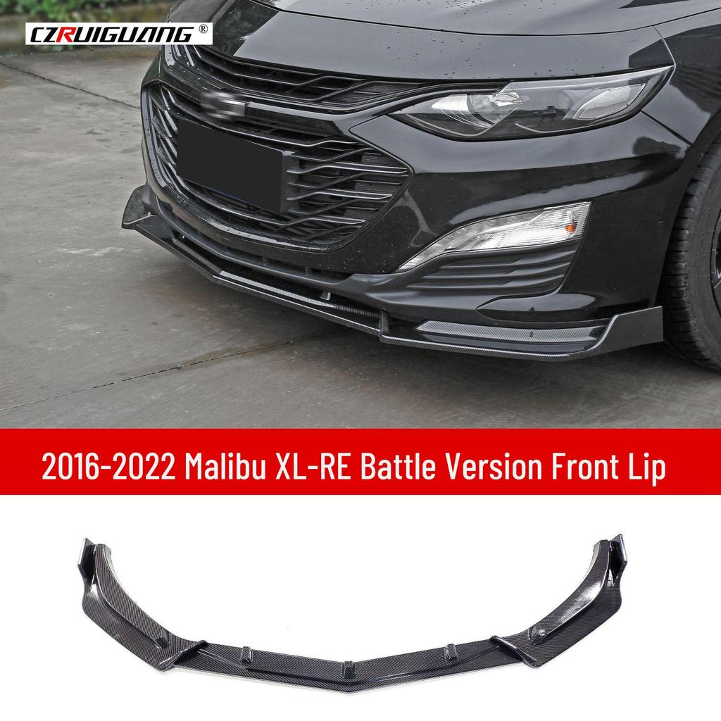 Chevrolet Malibu XL (2016-2022) Front Lip, Side Skirts, Rear Spoiler, Corner Guards, Horns, Louvers.