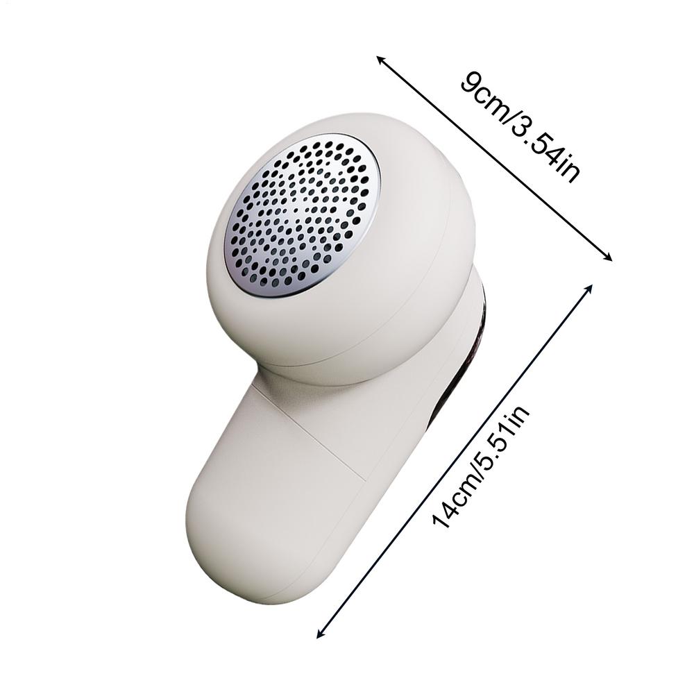 

Fabric Shaver Rechargeable Trimmer With 2 Dust Bins Electric Lint Remover Pill Shaver For Shaving Fabric Clothing Furniture белый