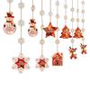 Glowing Snowflake Christmas Icicle String Lights for Indoor Window Decor and Holiday