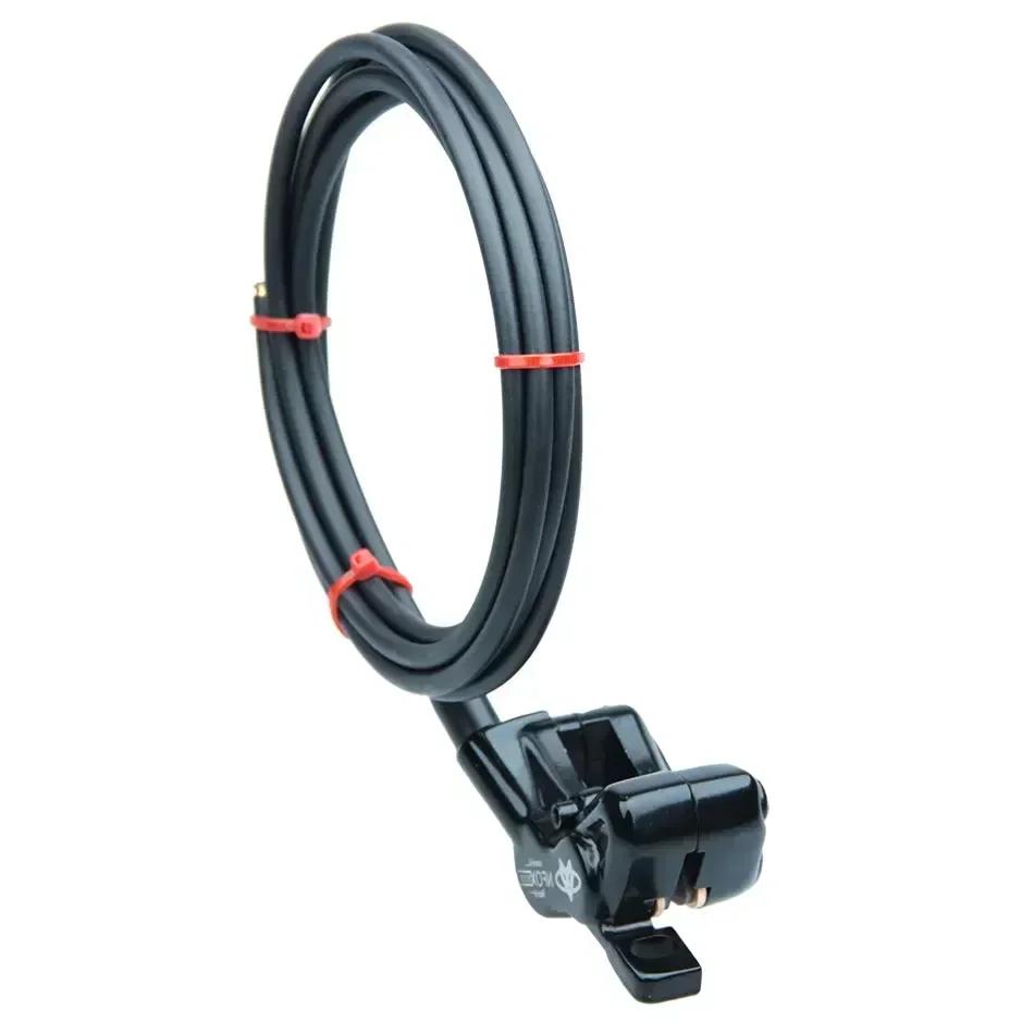 NFOX B015 4-piston Disc Hydraulic Brake E-bike Folding Mountain Bike Bicycle Power Off Black Red 160 180 203 Roto Split Tube New