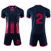 No. Soccer Jersey Set Uniforms Jersey Football Adult Tracksuit Football Shirt Shorts Suit