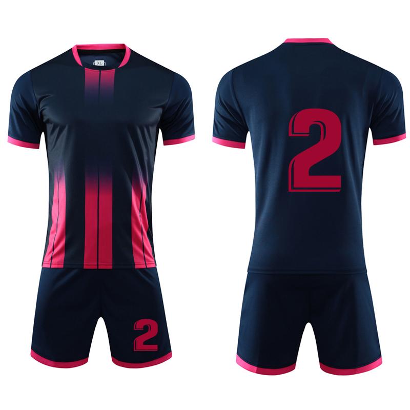 No. Soccer Jersey Set Uniforms Jersey Football Adult Tracksuit Football Shirt Shorts Suit