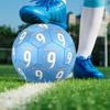1pc Halaands Manchester City Debut Size 5 Soccer Ball PVC Football Sports Matches Training Outdoor Games Beach Elastic Balls 07e115