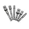 3Pcs Drill Socket Adapter Extension Set Small 1/4" 3/8" 1/2" Wind Batch Socket Adapt Your Power Drill to High Torque