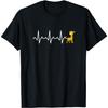 Kawaii Giraffe Heartbeat T-Shirt