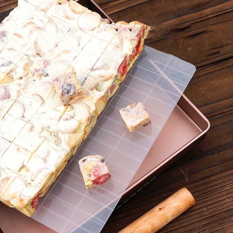 

Nougat Making Tool Snowflake Crisps Nougat Baking Plate Pastry Tool Rectangular Cake Molds Plastic Nougat Mold CHINA