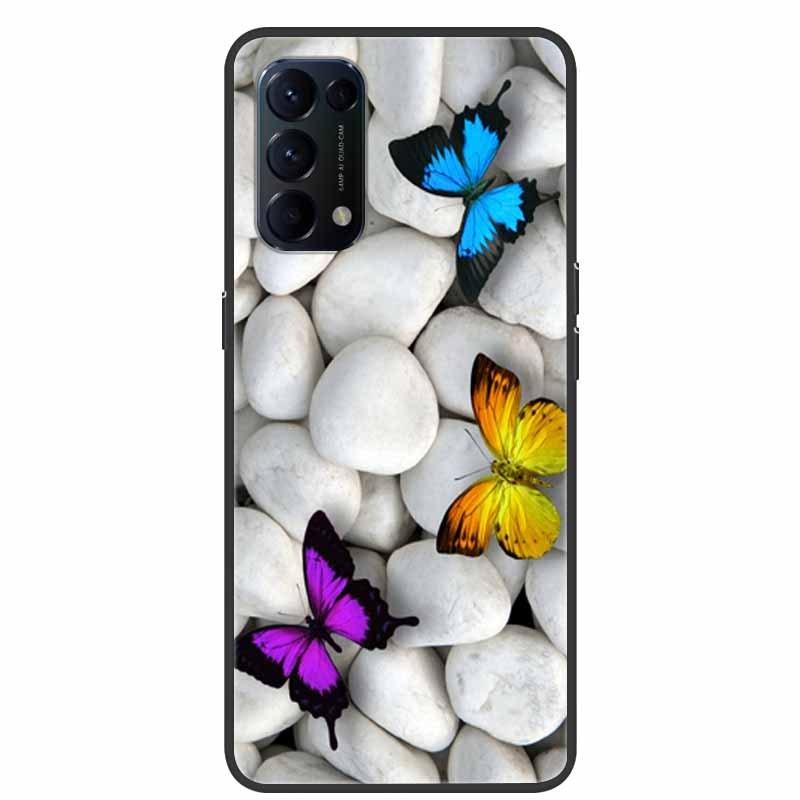 Funda Für OPPO A74 Telefon Fall Abdeckung Schwarz Silikon Weiche Rückseitige Abdeckung Fall Für OPPO A74 F19 A54 Fall Coque für OPPO A74 EINE 74 Fall