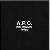 Apc Madame STandard Unisex T shirT Cohbu M26388 Tzc Noir Blanc