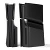 eXtremeRate eXcover Replacement Exterior Cover Set for PS5 Slim and Bottom Covers Ventilated Side Panels Back (Disc Version) (Top + & Plate) [Black]