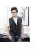 Men's Multi-Pocket Denim Vest for Photography and Fishing