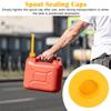 5 Set Gas Can Nozzle With Screw Collar Caps Anti Spill Gas Can Vent Replacement Gas Can Spouts For Most 1/2/5/10 Gal Can
