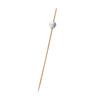 100Pcs Bamboo Cocktail Picks 12Cm Creative Handmade Fruit Sticks Elegant Round Bead Cocktail Stick Appetizer Display for Party