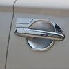 For Mitsubishi Outlander 3 2013- ABS Chrome Door Handle Door Bowl Rear View Rearview Side Mirror Taillight Eyebrow Cover