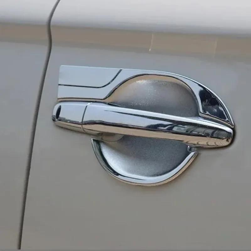 For Mitsubishi Outlander 3 2013- ABS Chrome Door Handle Door Bowl Rear View Rearview Side Mirror Taillight Eyebrow Cover