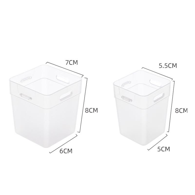 2pcs Refrigerator Storage Box Sorting Kitchen Food Seasoning Storage Box Makeup Organizer Boxes Kitchen Accessories