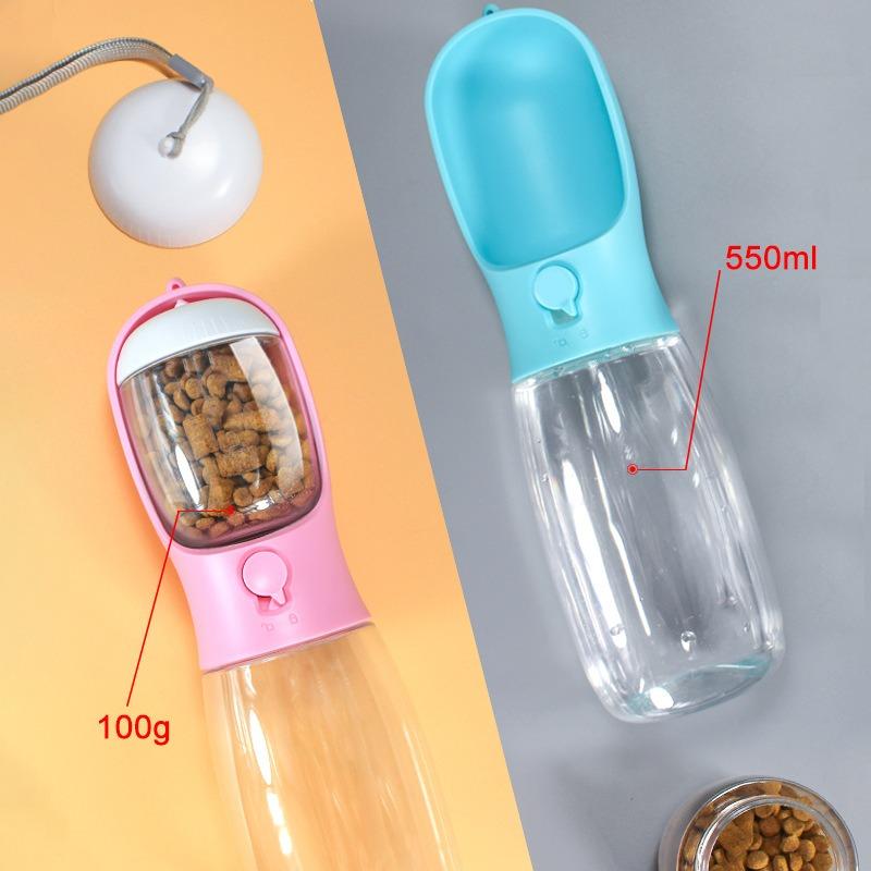 Pet Supplies - Portable Outdoor Two-in-one Drinking and Feeding Water and Food Multi-functional Pet Cup for Cats and Dogs