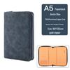 Custom Business Notebook with Zipper Bag - Multifunctional A6/B5 Notepad & Manager Folder