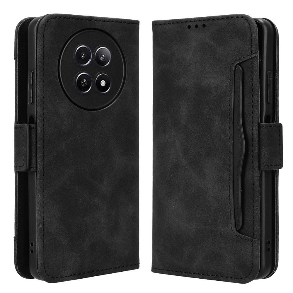 Realme 12 Flip Case, Card Slot, Black