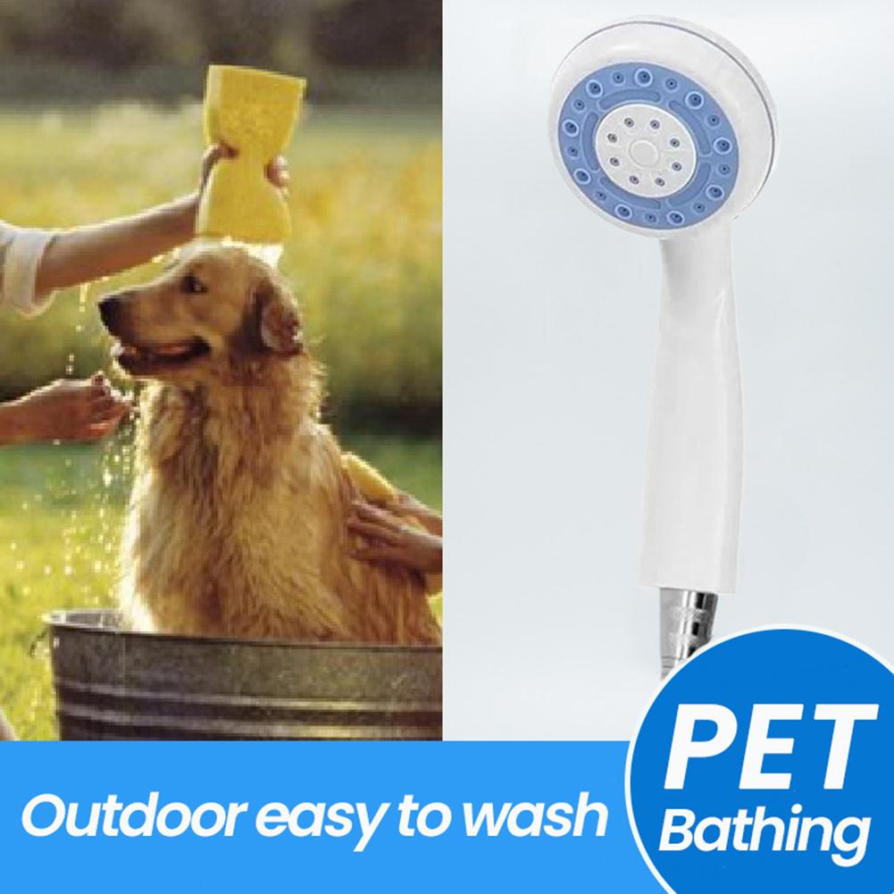 Portable Electric Camping Shower with 1.5M Hose Outdoor Shower Head Sprayer Multiple Camping Spray Pump Shower for Hiking Travel